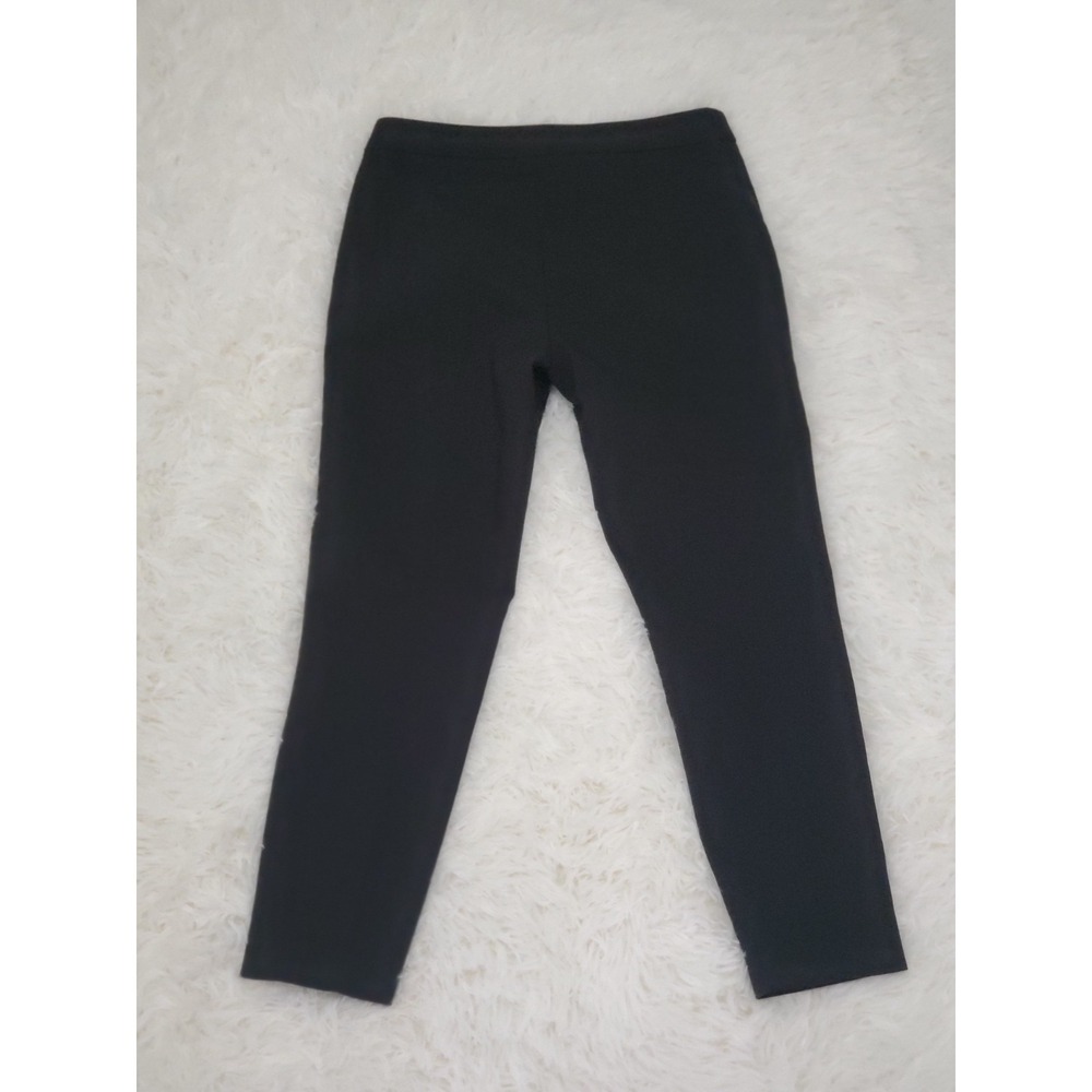 H&M Black Slim Ankle Capri Pants Womens Size 6 EUR 36 Regular Waist - Picture 5 of 8
